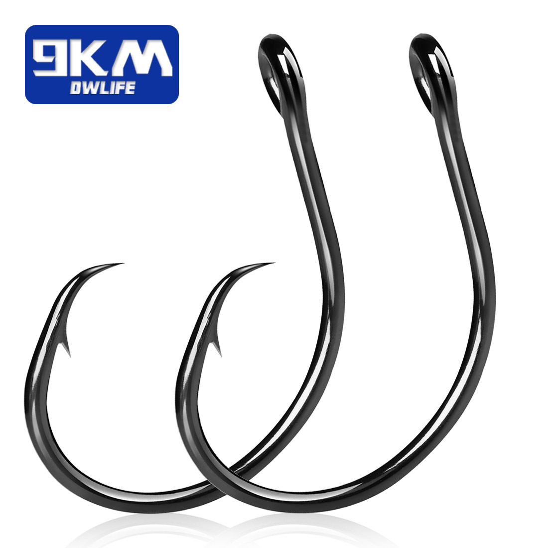 Fishing Hook Circle - 9KM 25-50 pièces Hameçons circulaires à