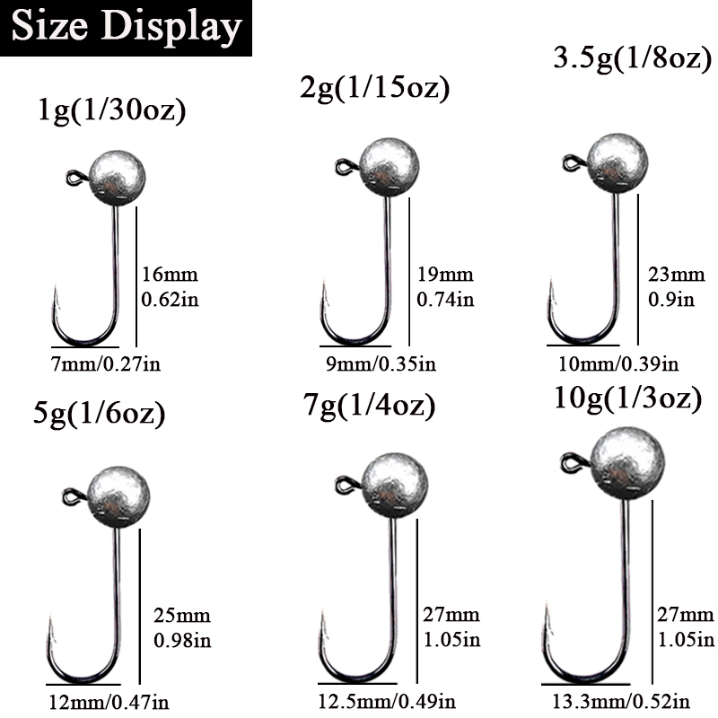 Hameçon de pêche à tête plombé - Fishing Hook Barbless avis et prix