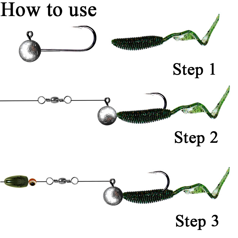 Hameçon de pêche à tête plombé - Fishing Hook Barbless avis et prix