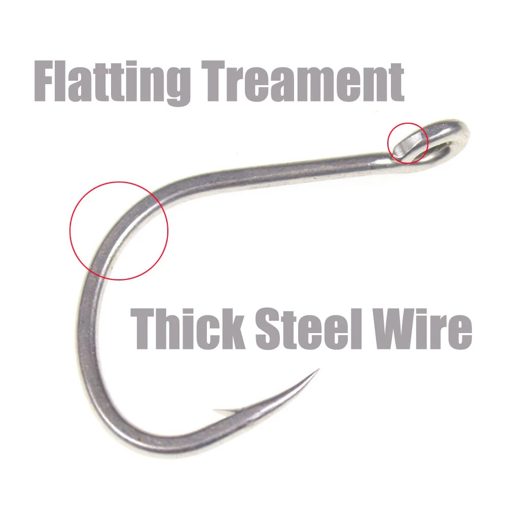 10 pièces mat étain antirouill - Fishing Hook Barbless avis et prix