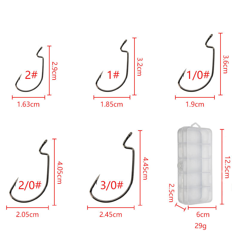 50pcs large ver crochet en aci - Fishing Hook Barbless avis et prix