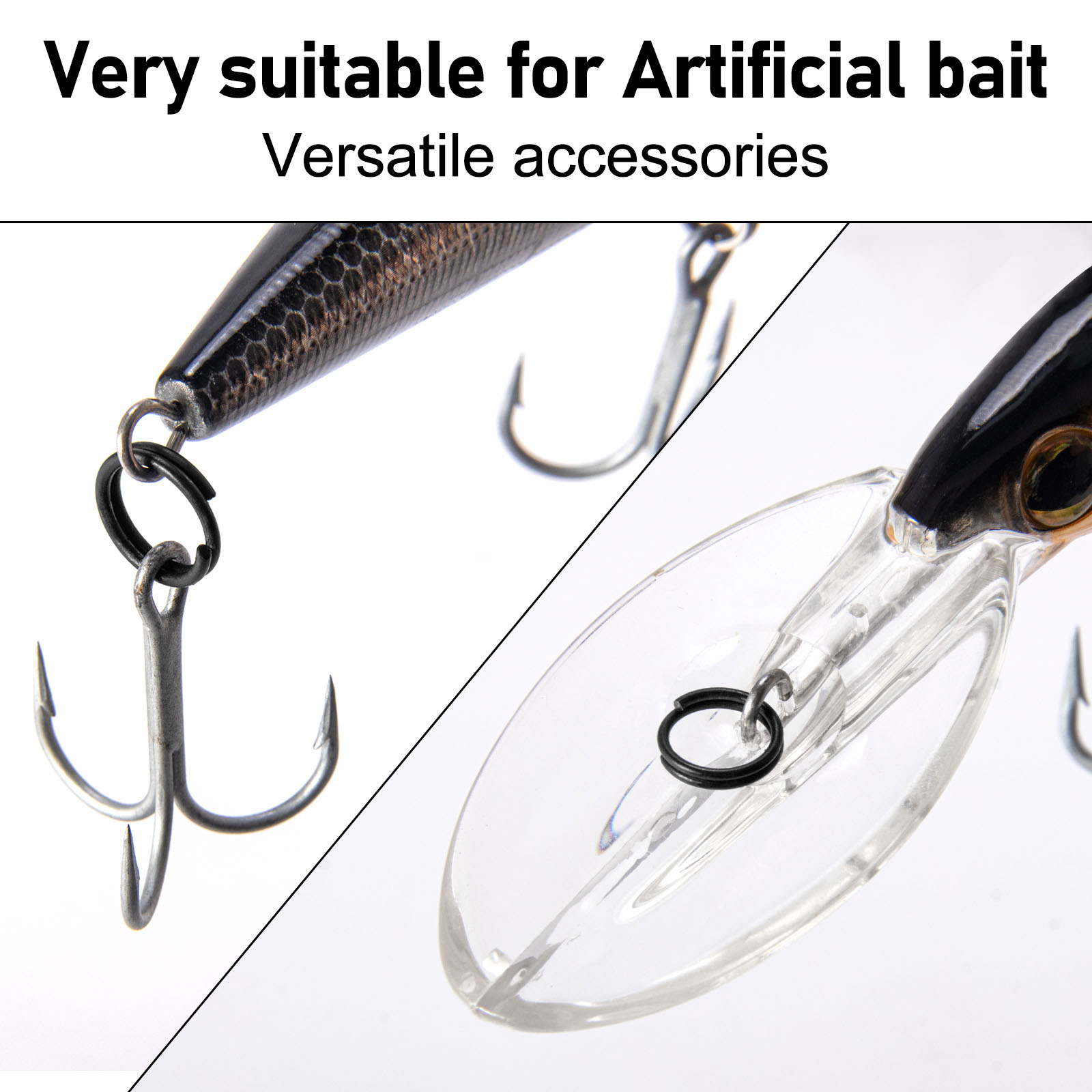 Anneau de fixation pour leurre - Fishing Hook Stainless Steel avis et prix