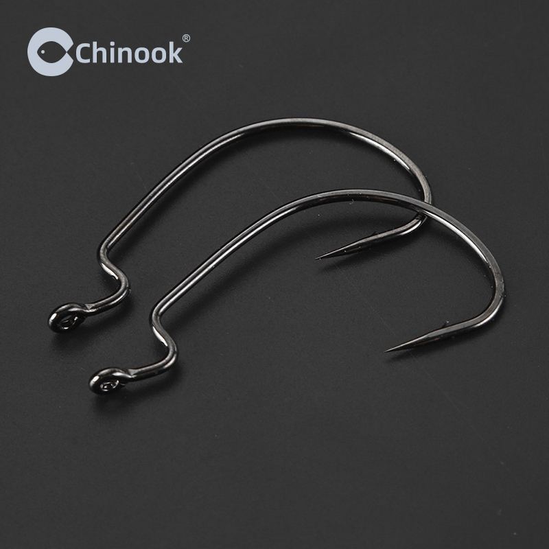 Chinook 20 pièces large ver Te - Fishing Hook Barbless avis et prix