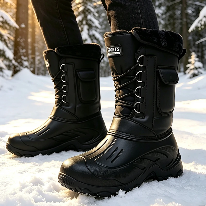 Bottes d'hiver pour hommes, ch - Fishing Hook Size avis et prix