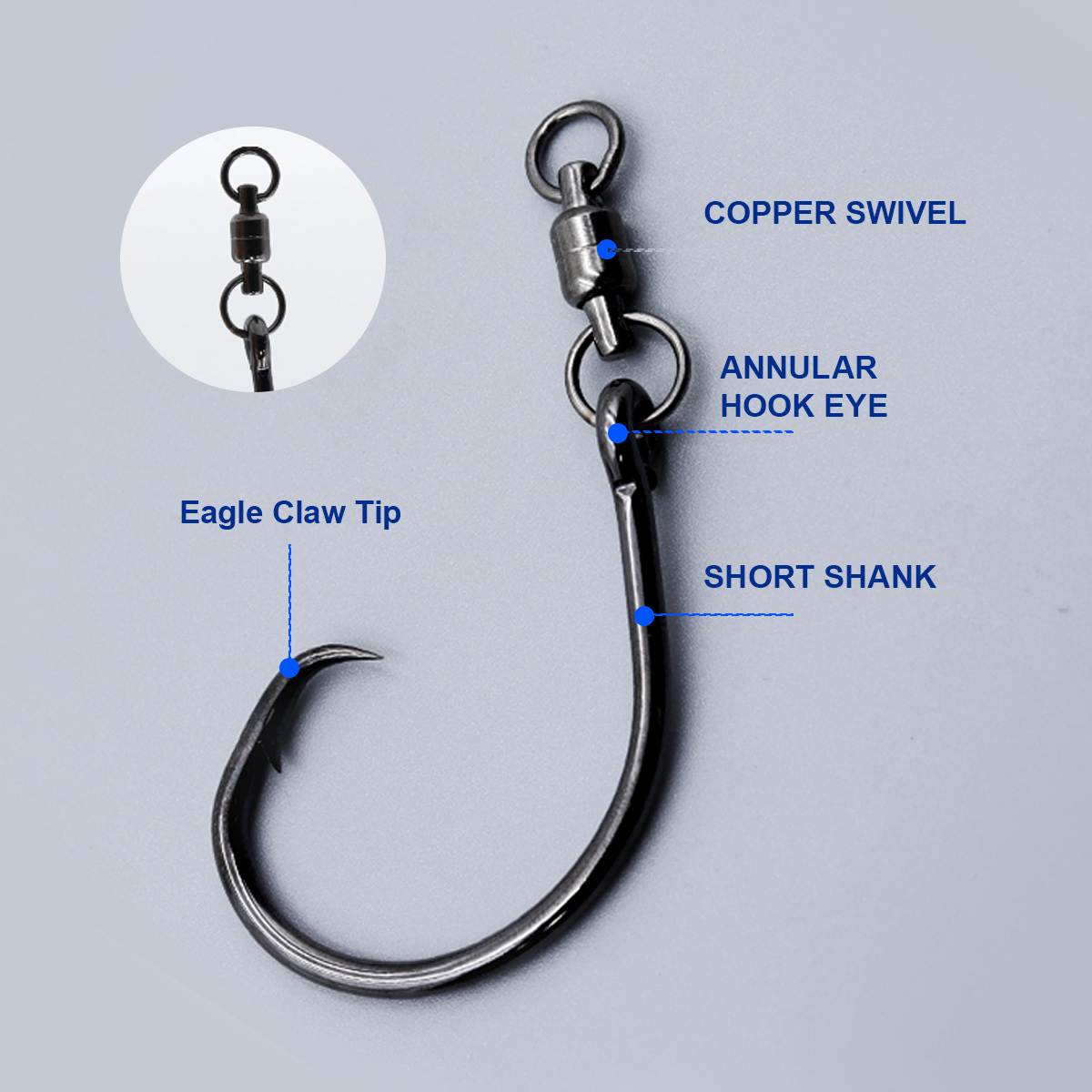 ZYZHE 3/6/9pcs Hameçons circul - Fishing Hook Barbless avis et prix